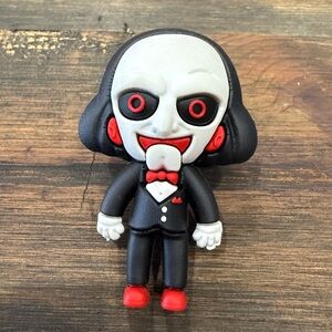 Black and White Toy Figure